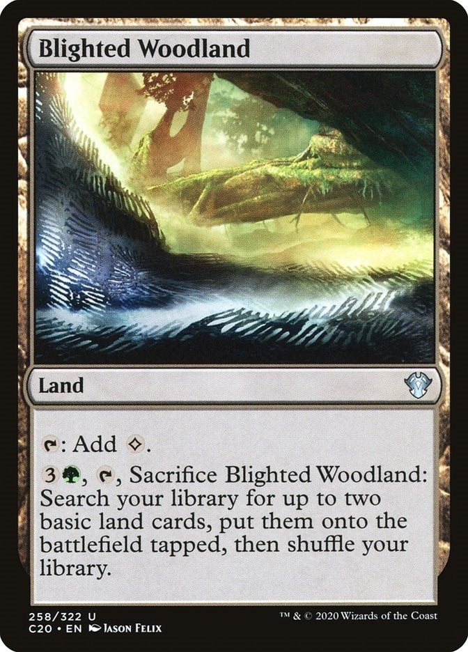 Image for Blighted Woodland (258) (C20) - Magic: The Gathering