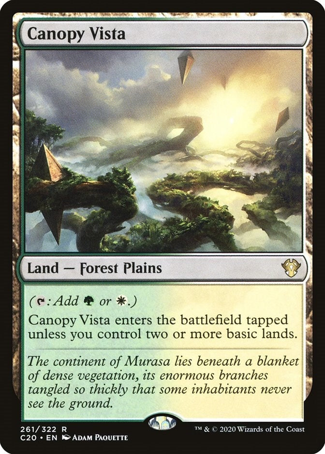 Image for Canopy Vista (261) (C20) - Magic: The Gathering