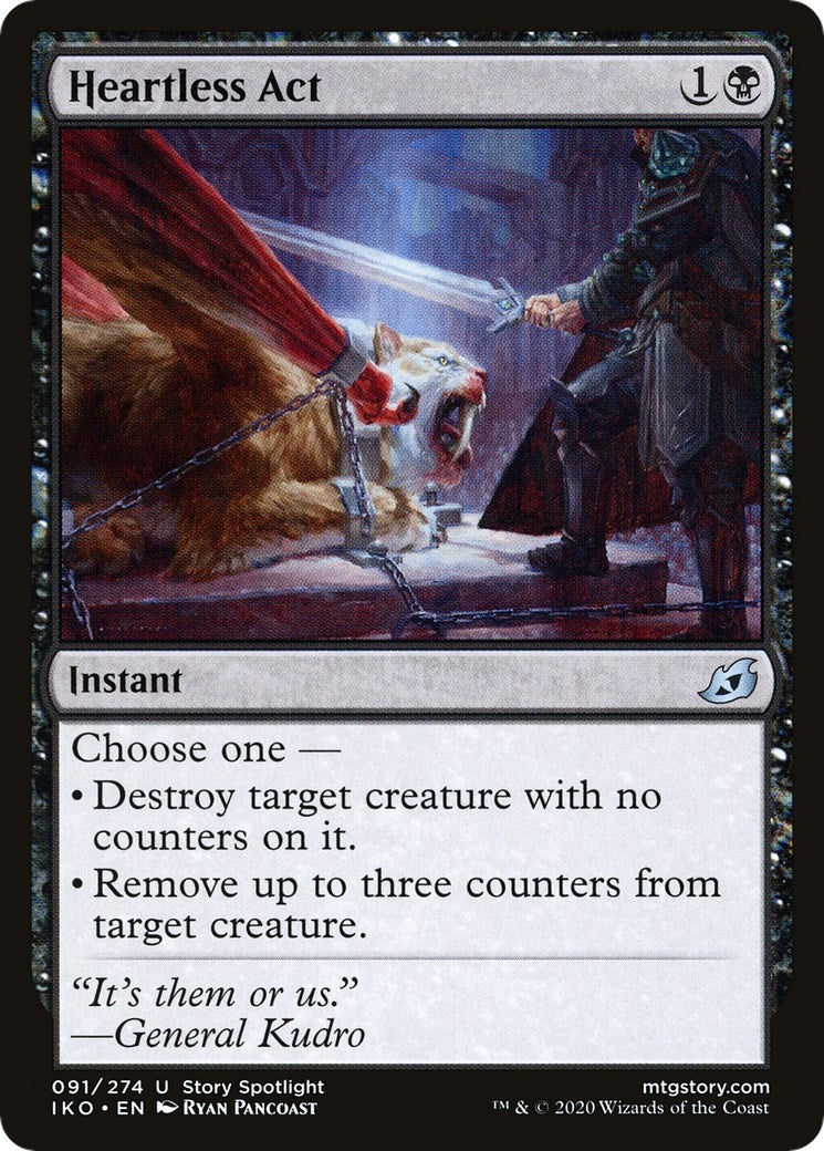 Image for Heartless Act (91) (IKO) - Magic: The Gathering
