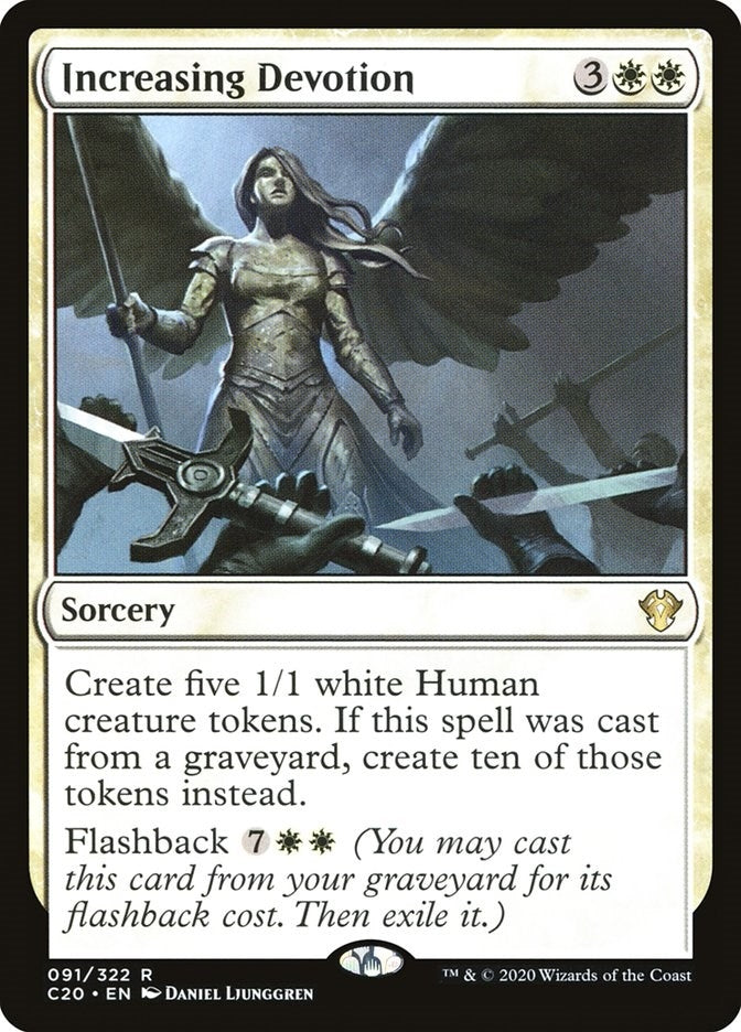 Image for Increasing Devotion (91) (C20) - Magic: The Gathering