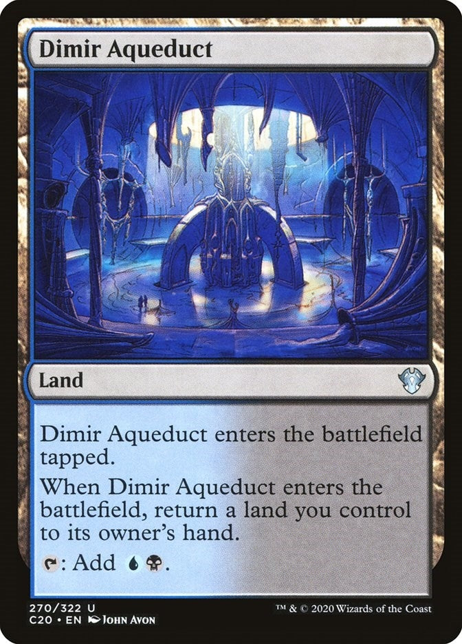 Image for Dimir Aqueduct (270) (C20) - Magic: The Gathering