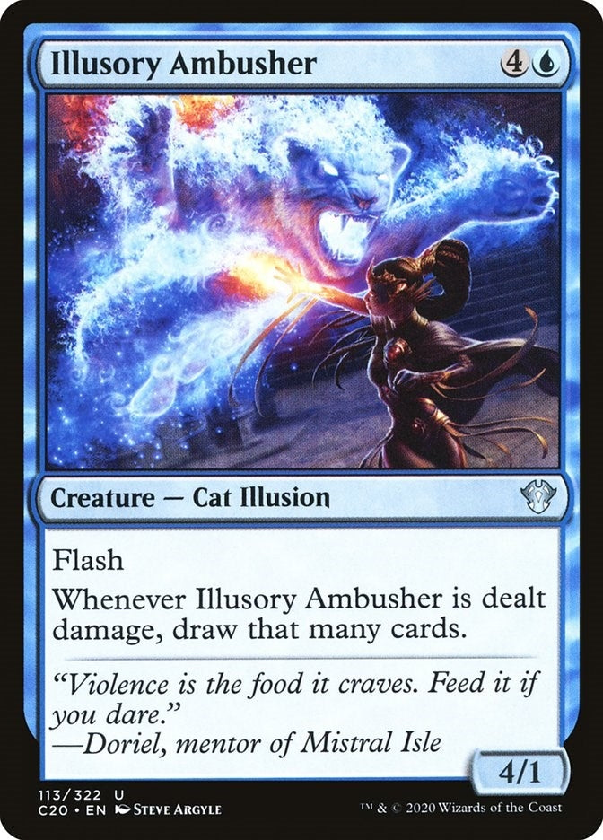 Image for Illusory Ambusher (113) (C20) - Magic: The Gathering