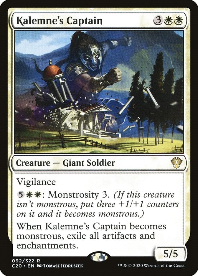 Image for Kalemne's Captain (92) (C20) - Magic: The Gathering