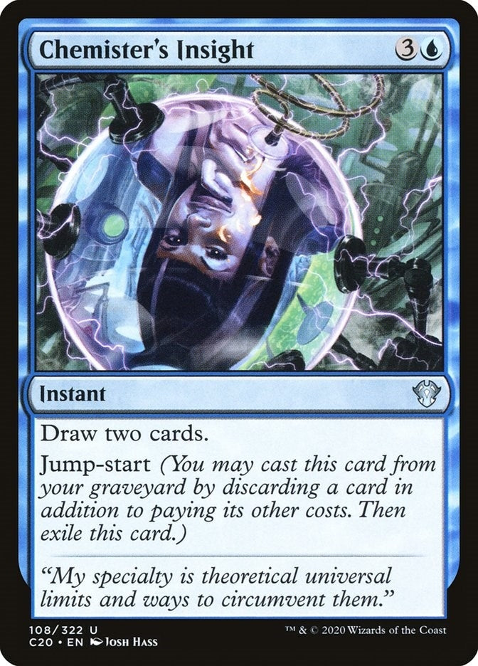 Image for Chemister's Insight (108) (C20) - Magic: The Gathering