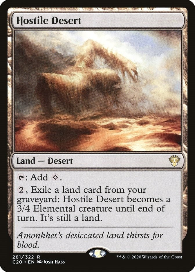 Image for Hostile Desert (281) (C20) - Magic: The Gathering