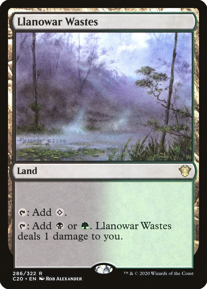 Image for Llanowar Wastes (286) (C20) - Magic: The Gathering