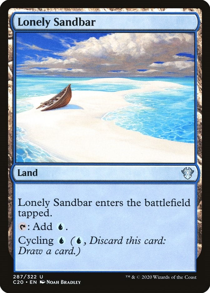 Image for Lonely Sandbar (287) (C20) - Magic: The Gathering