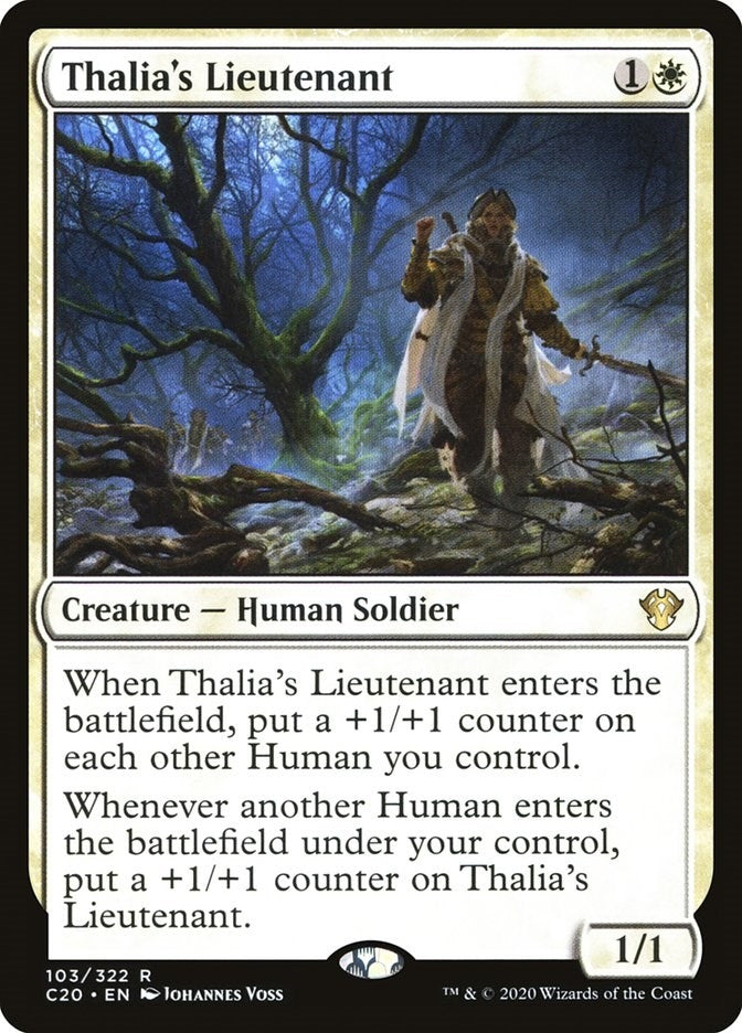 Image for Thalia's Lieutenant (103) (C20) - Magic: The Gathering