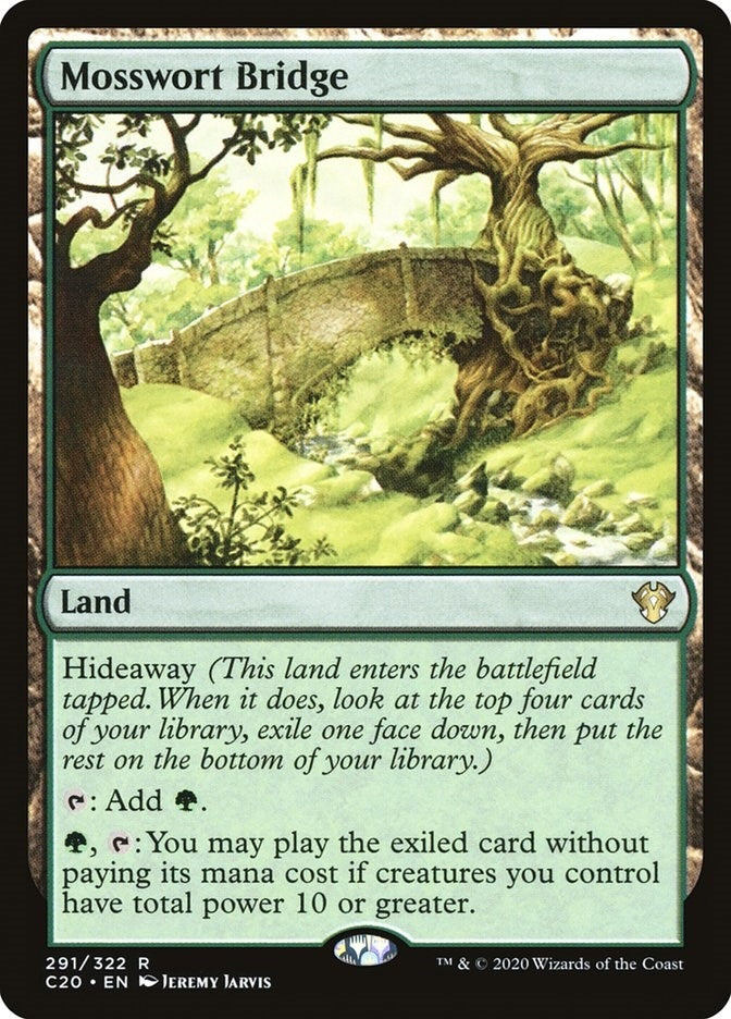 Image for Mosswort Bridge (291) (C20) - Magic: The Gathering
