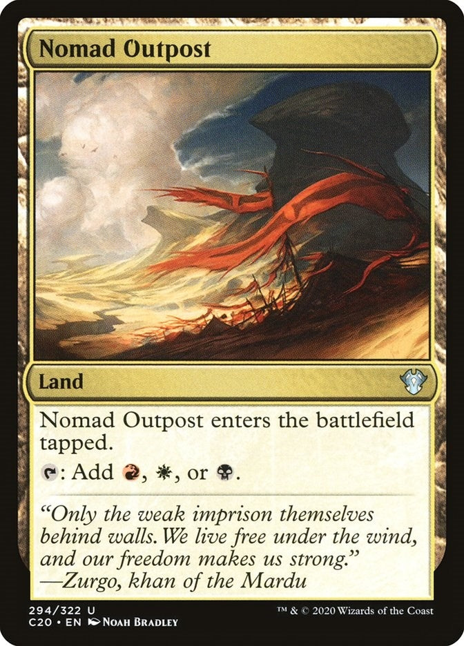 Image for Nomad Outpost (294) (C20) - Magic: The Gathering