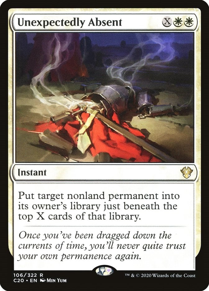 Image for Unexpectedly Absent (106) (C20) - Magic: The Gathering