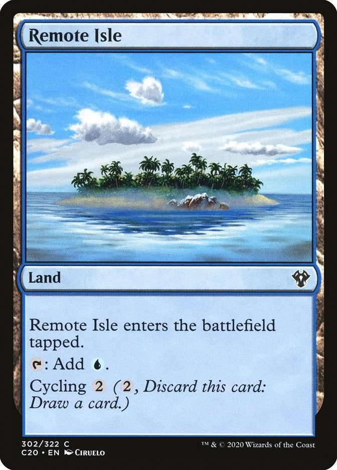 Image for Remote Isle (302) (C20) - Magic: The Gathering