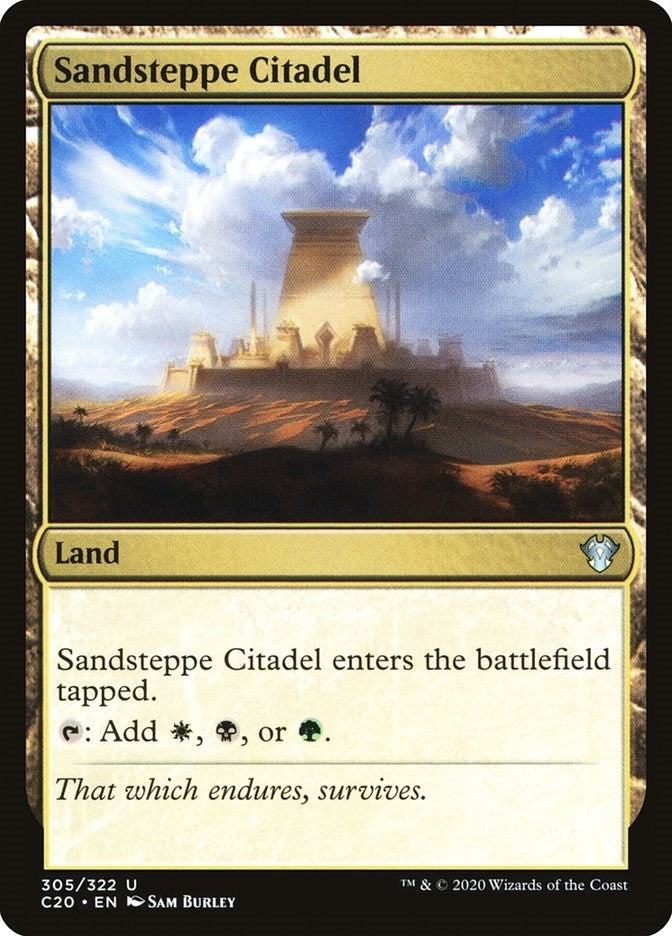 Image for Sandsteppe Citadel (305) (C20) - Magic: The Gathering