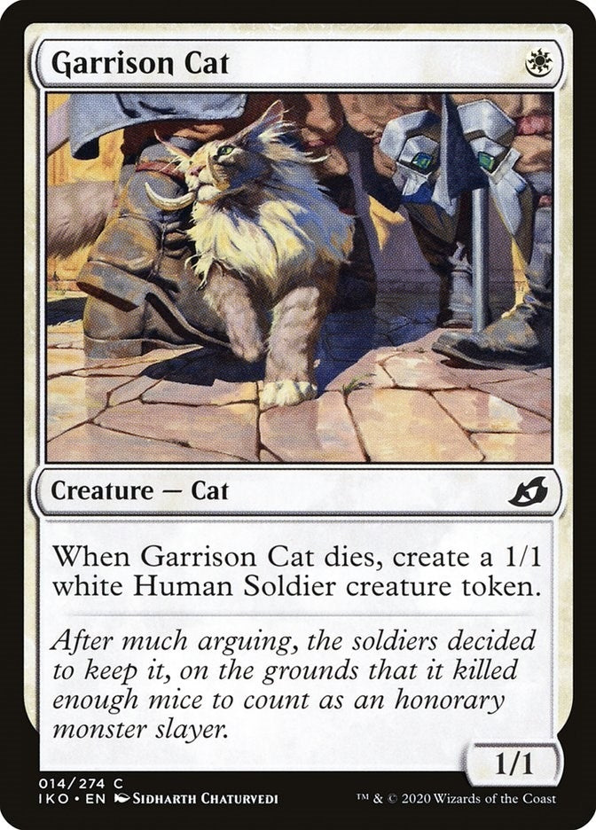 Image for Garrison Cat (14) (IKO) - Magic: The Gathering