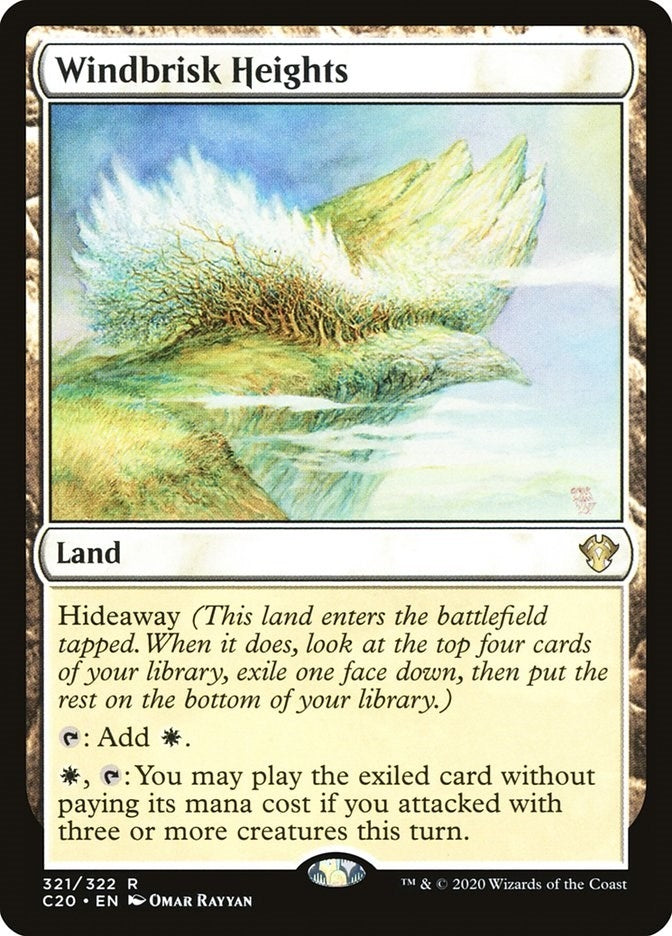 Image for Windbrisk Heights (321) (C20) - Magic: The Gathering