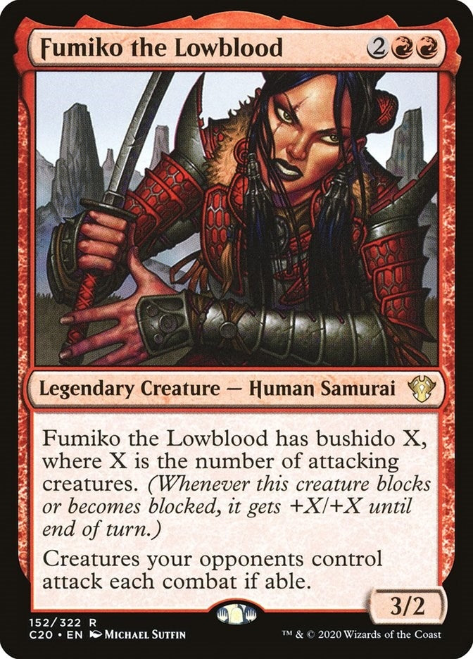 Image for Fumiko the Lowblood (152) (C20) - Magic: The Gathering