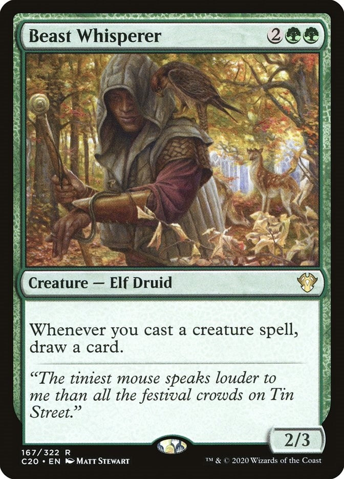 Image for Beast Whisperer (167) (C20) - Magic: The Gathering