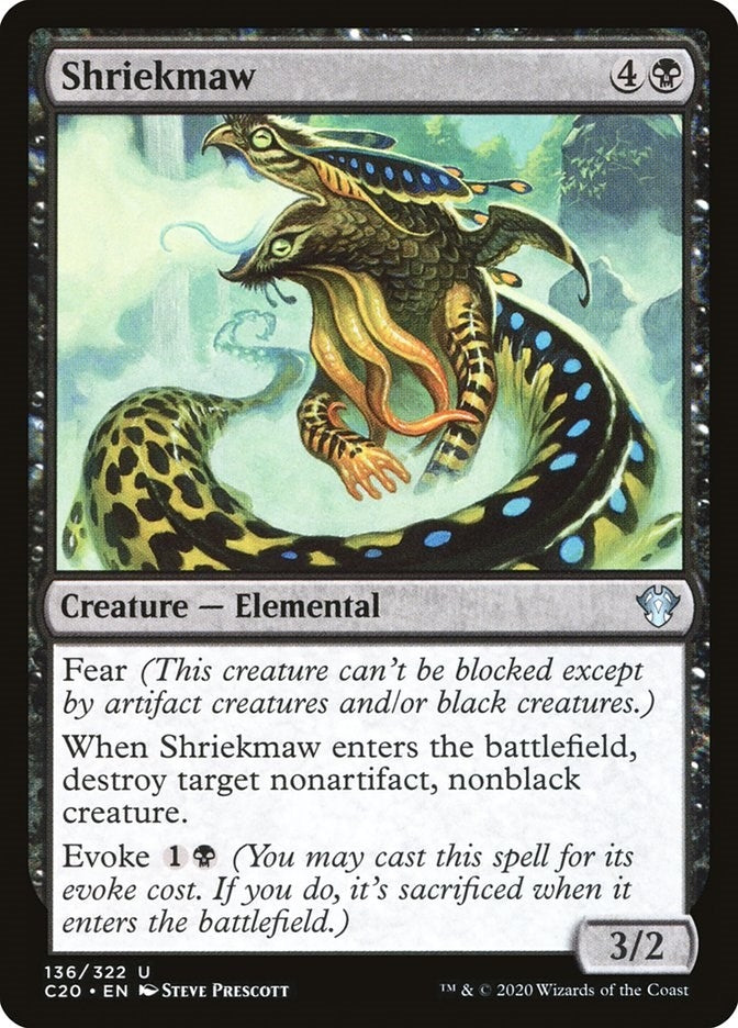 Image for Shriekmaw (136) (C20) - Magic: The Gathering