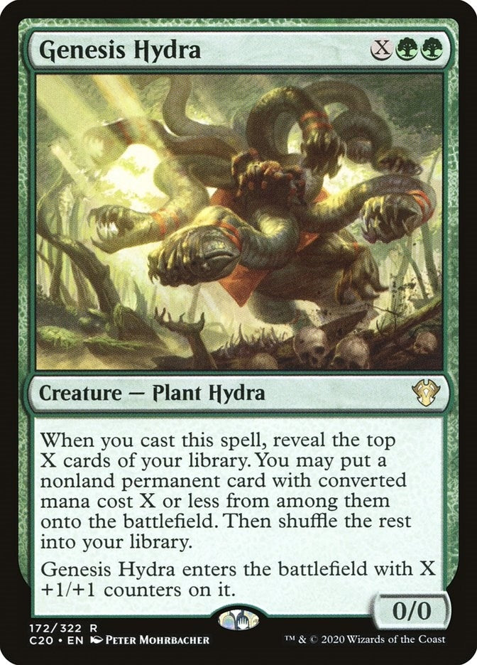 Image for Genesis Hydra (172) (C20) - Magic: The Gathering