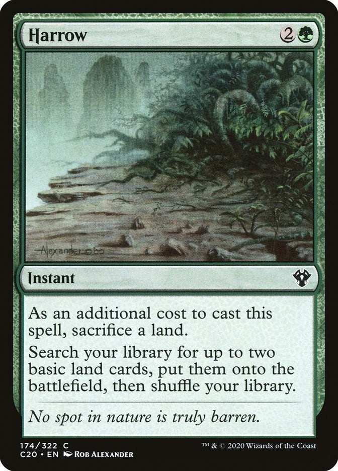 Image for Harrow (174) (C20) - Magic: The Gathering