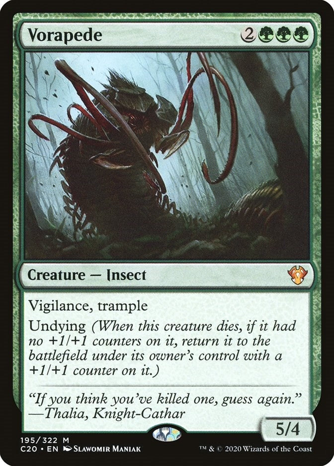 Image for Vorapede (195) (C20) - Magic: The Gathering