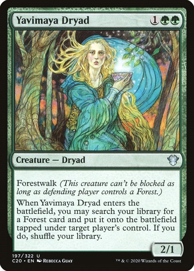 Image for Yavimaya Dryad (197) (C20) - Magic: The Gathering