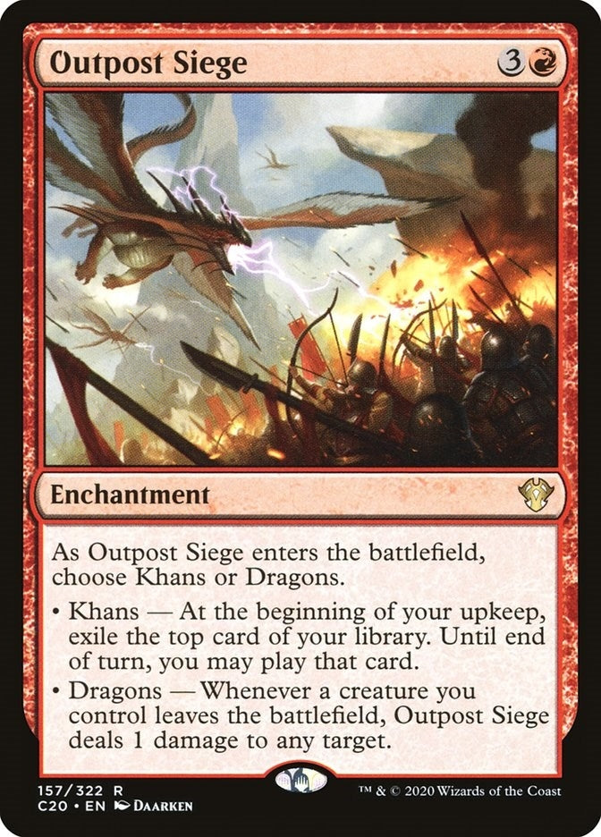 Image for Outpost Siege (157) (C20) - Magic: The Gathering