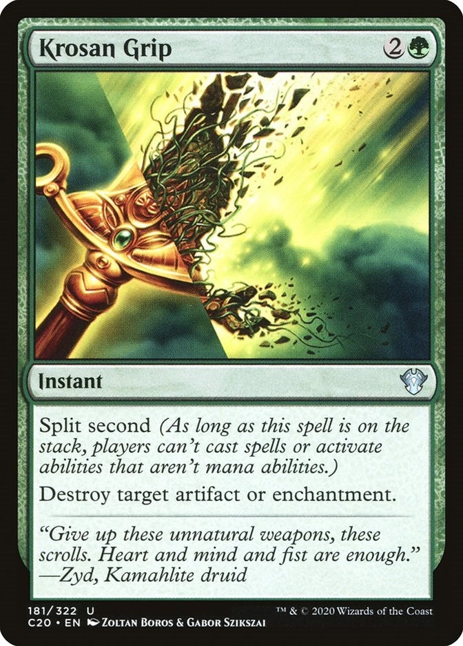 Image for Krosan Grip (181) (C20) - Magic: The Gathering