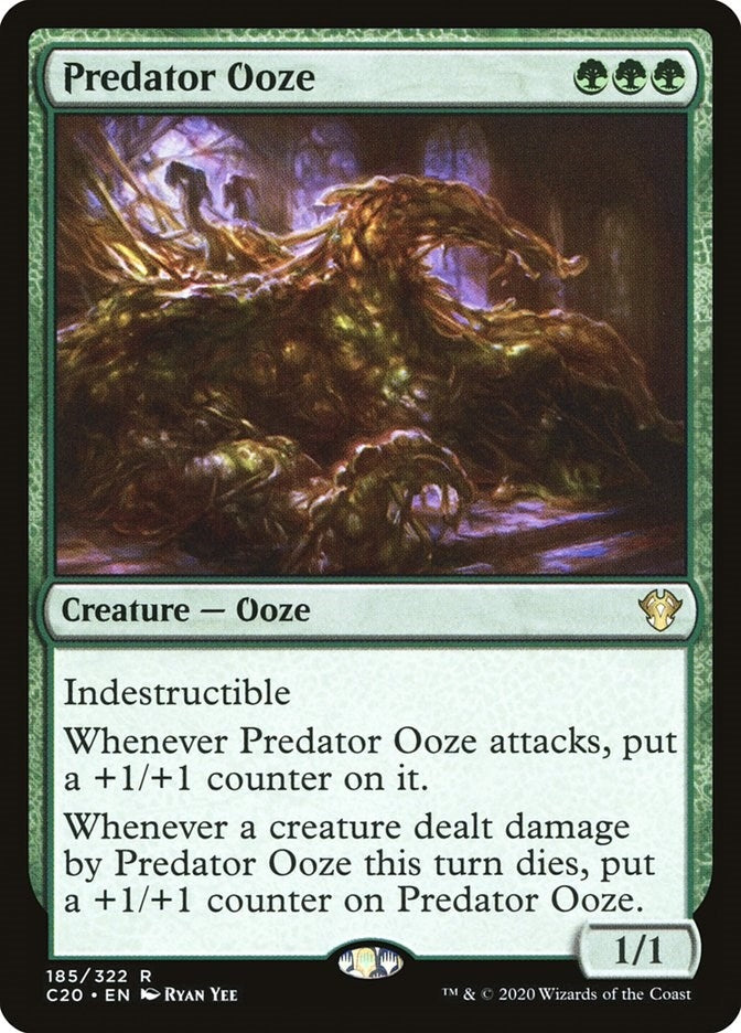 Image for Predator Ooze (185) (C20) - Magic: The Gathering