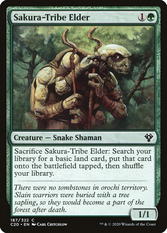 Image for Sakura-Tribe Elder (187) (C20) - Magic: The Gathering