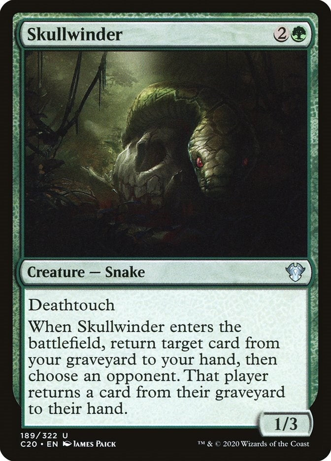 Image for Skullwinder (189) (C20) - Magic: The Gathering