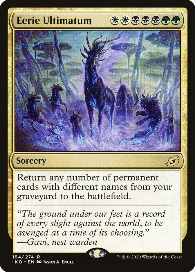 Image for Eerie Ultimatum (184) (IKO) - Magic: The Gathering