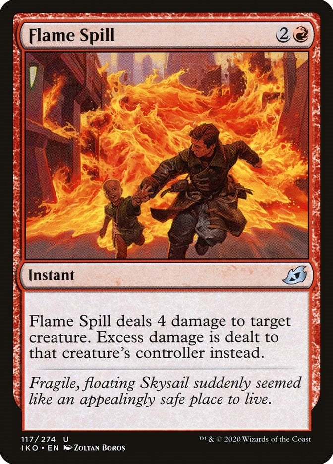 Image for Flame Spill (117) (IKO) - Magic: The Gathering