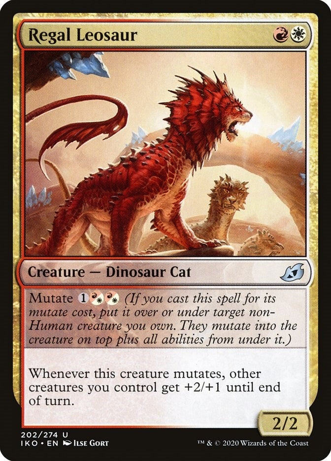 Image for Regal Leosaur (202) (IKO) - Magic: The Gathering