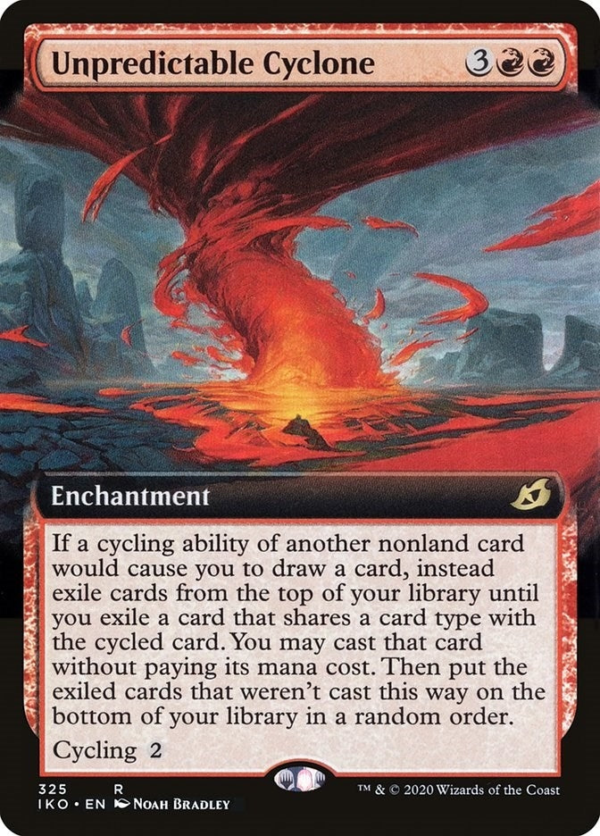 Image for Unpredictable Cyclone (Extended Art) (325) (IKO) - Magic: The Gathering
