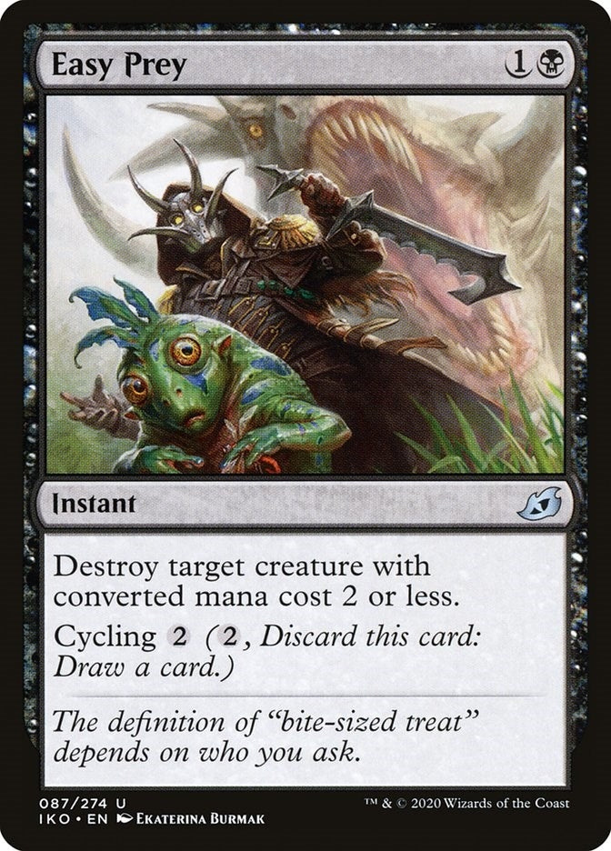 Image for Easy Prey (87) (IKO) - Magic: The Gathering