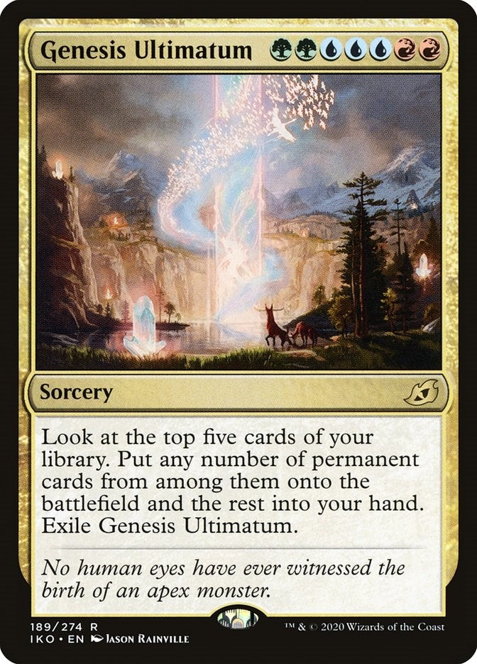 Image for Genesis Ultimatum (189) (IKO) - Magic: The Gathering