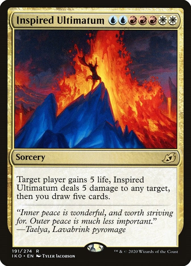 Image for Inspired Ultimatum (191) (IKO) - Magic: The Gathering