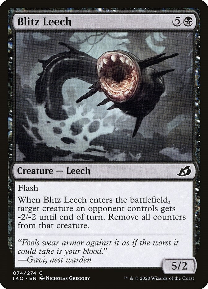 Image for Blitz Leech (74) (IKO) - Magic: The Gathering