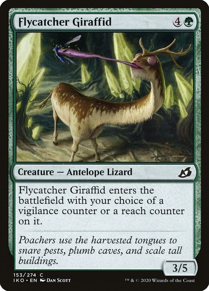Image for Flycatcher Giraffid (153) (IKO) - Magic: The Gathering