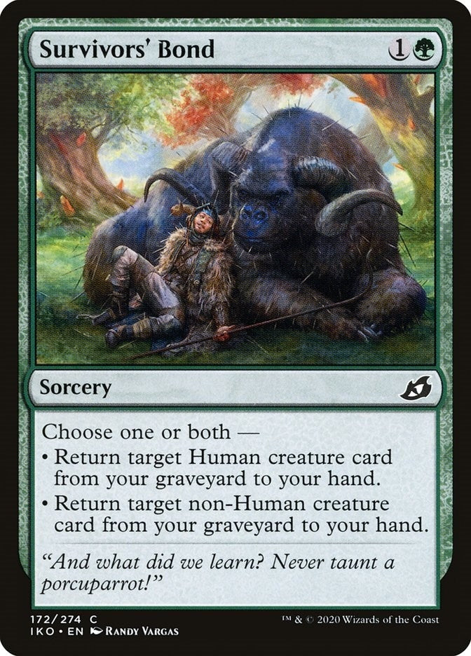 Image for Survivors' Bond (172) (IKO) - Magic: The Gathering