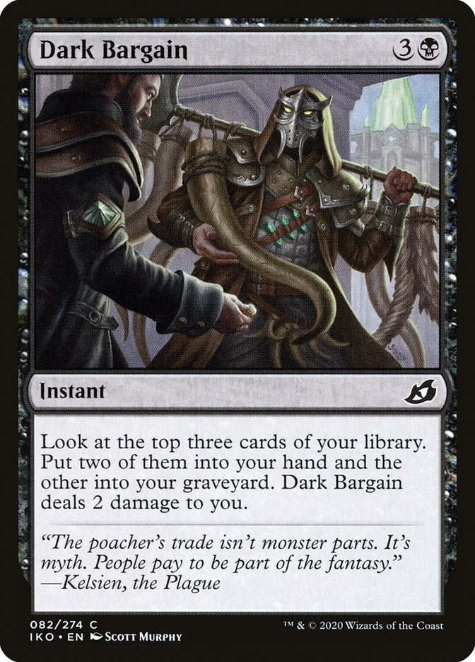 Image for Dark Bargain (82) (IKO) - Magic: The Gathering
