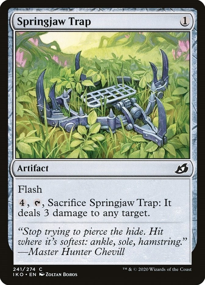 Image for Springjaw Trap (241) (IKO) - Magic: The Gathering