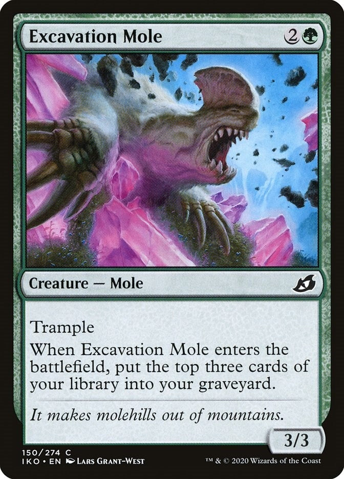 Image for Excavation Mole (150) (IKO) - Magic: The Gathering