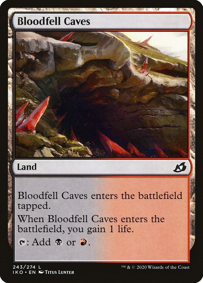 Image for Bloodfell Caves (243) (IKO) - Magic: The Gathering