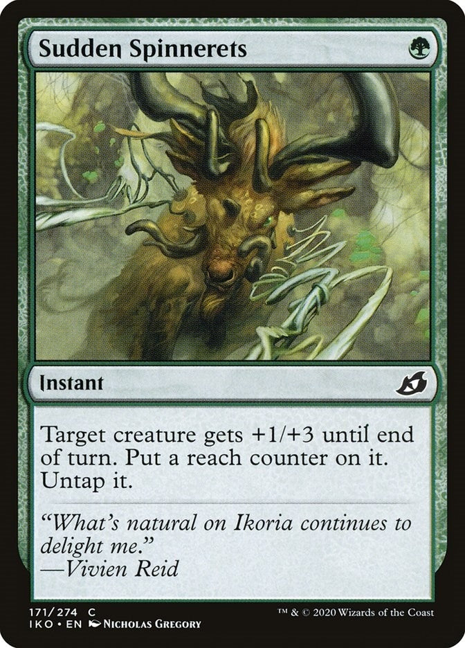 Image for Sudden Spinnerets (171) (IKO) - Magic: The Gathering
