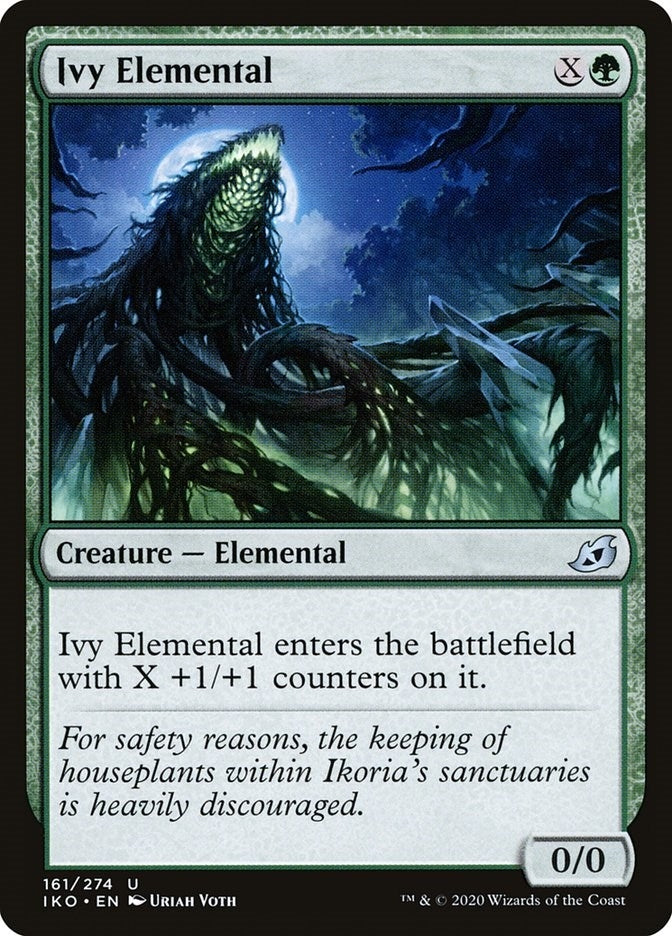 Image for Ivy Elemental (161) (IKO) - Magic: The Gathering