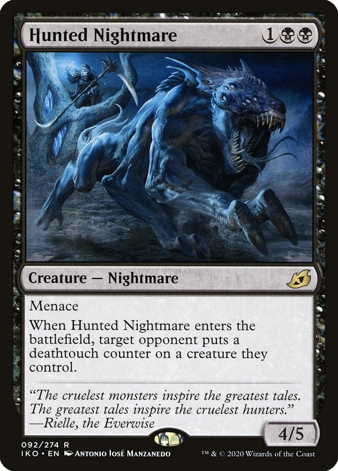 Image for Hunted Nightmare (92) (IKO) - Magic: The Gathering