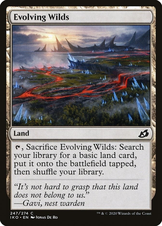 Image for Evolving Wilds (247) (IKO) - Magic: The Gathering