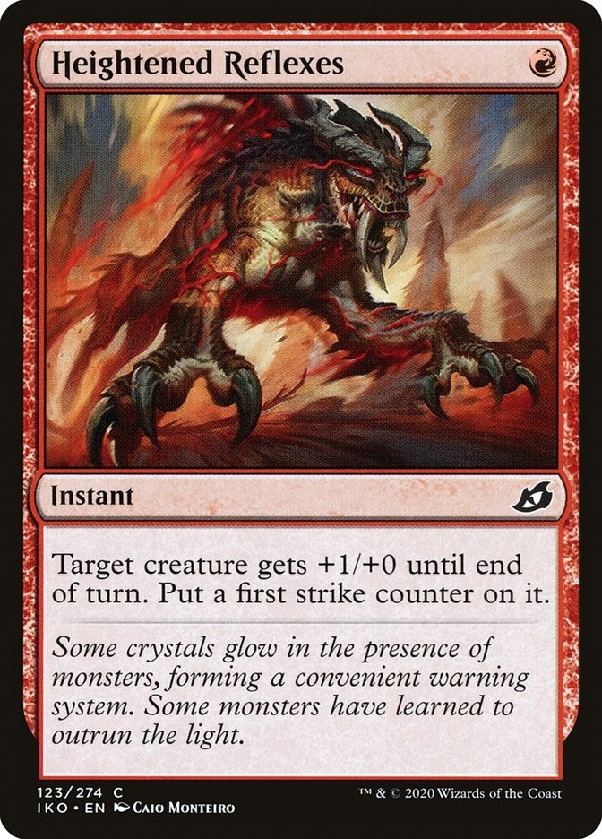Image for Heightened Reflexes (123) (IKO) - Magic: The Gathering
